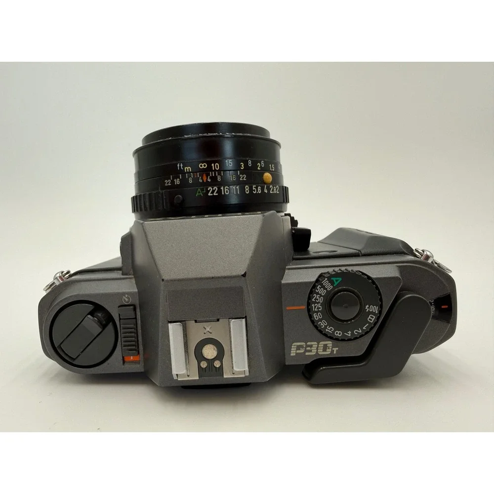 Pentax P30T 35mm SLR Film Camera SMC Pentax-A 50mm f/2 Lens AF160SA Flash Box